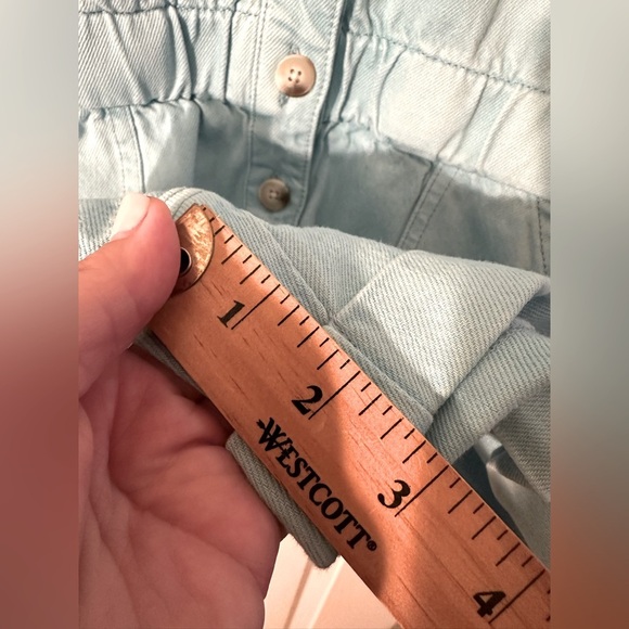 NWT SHOW ME YOUR MUMU | Revolve | XL Cannon Romper Spring Blue Denim Cotton NICE - Picture 12 of 16